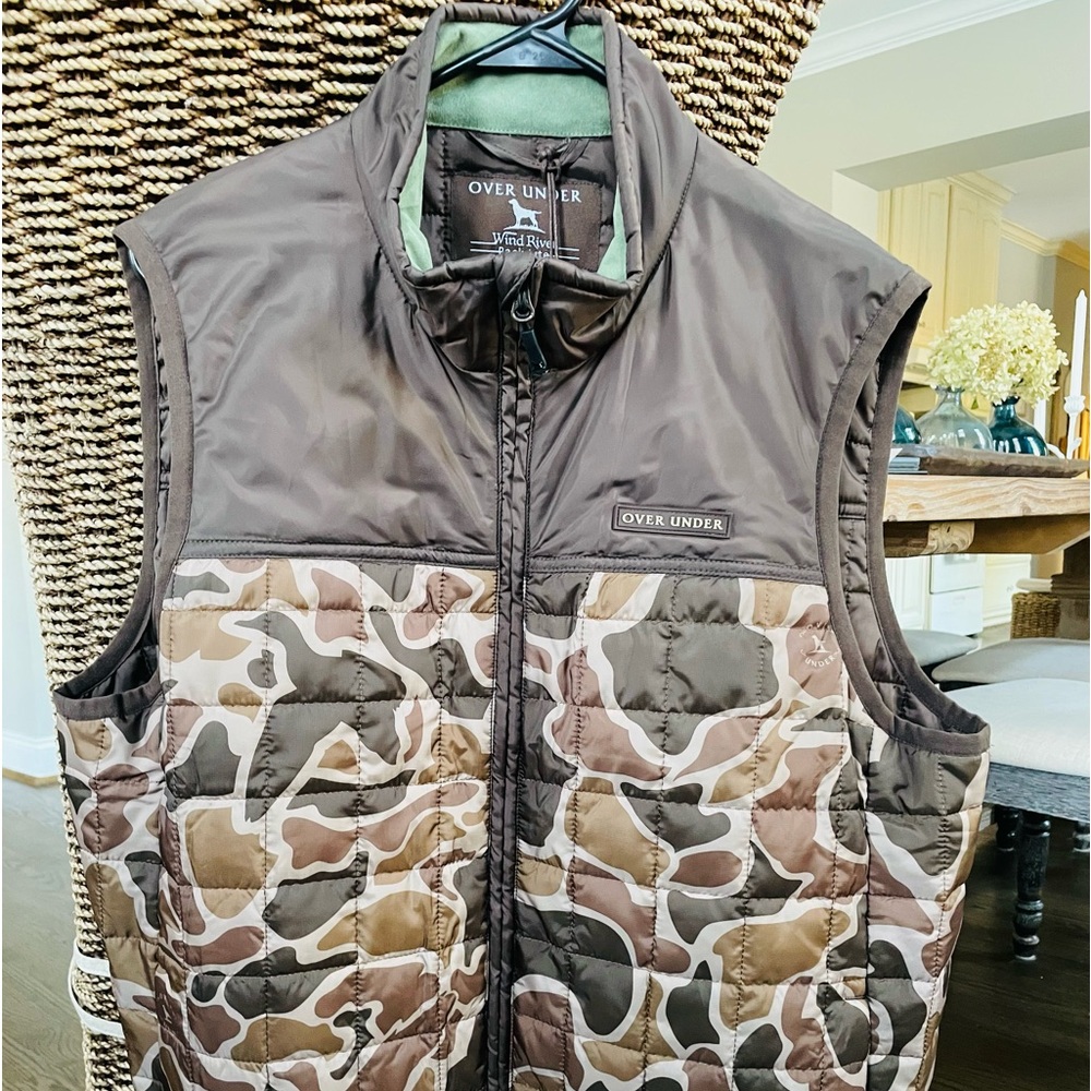 NWT  Over Under Wind River Packlite Vest - Duck Camo